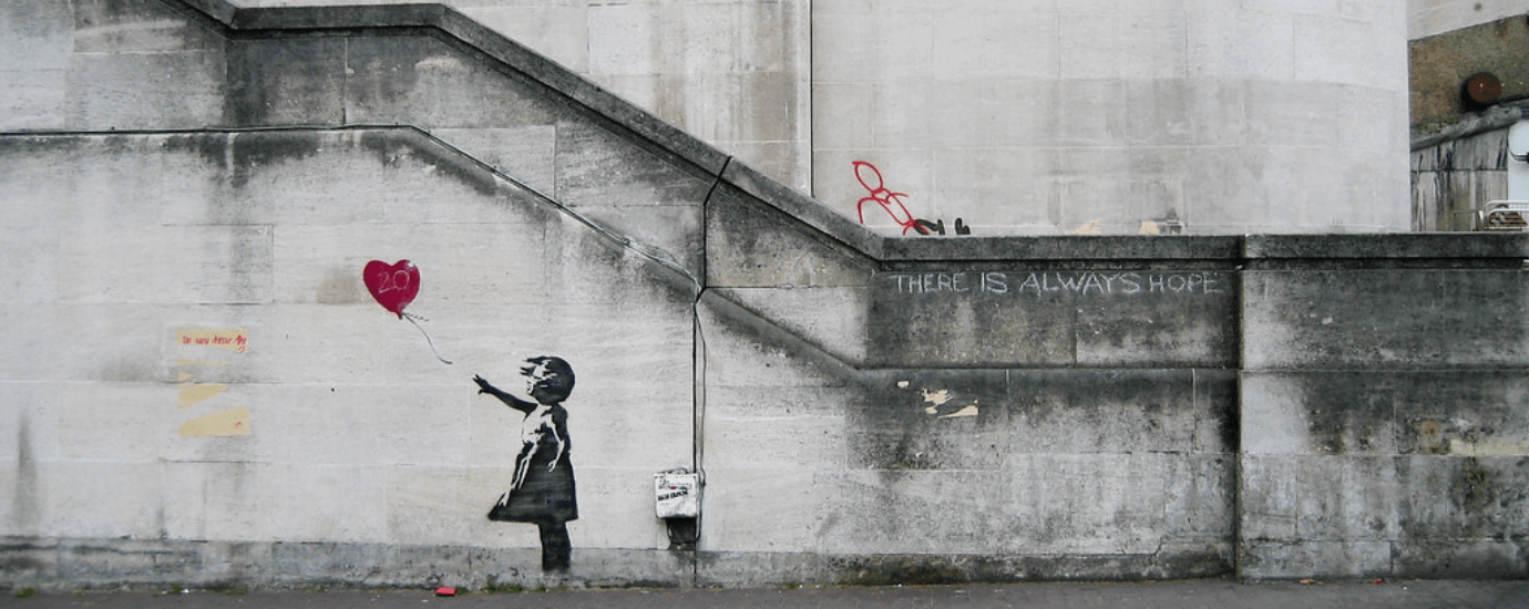 genie du graffiti qui est banksy